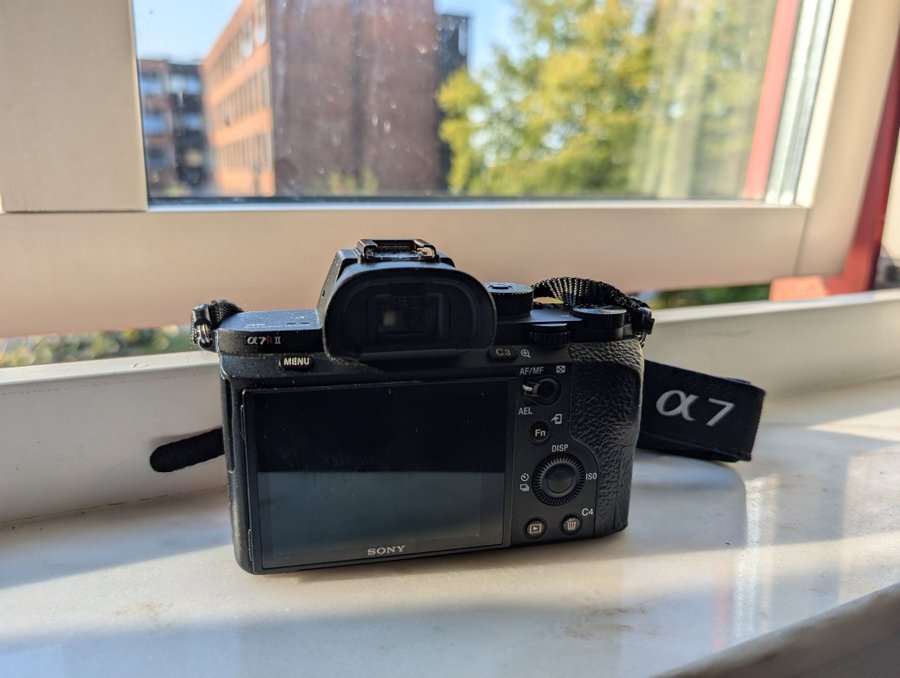 Sony Alpha 7RII with 4 batteries