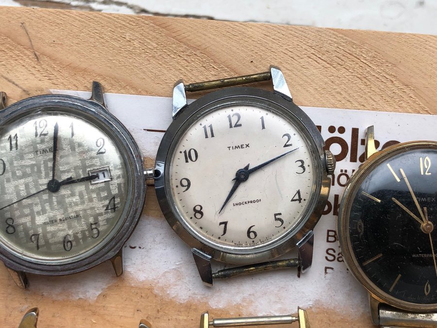 Parti mekaniska Timex för reparation. 7st