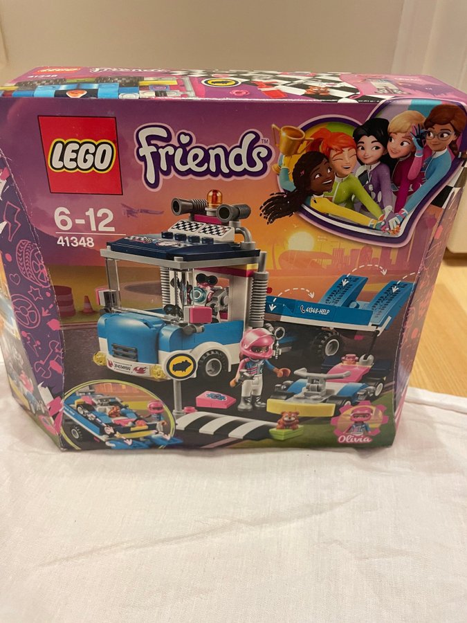 LEGO Friends 41348 Service- och Underhållsbil / Bärgningsbil - komplett!