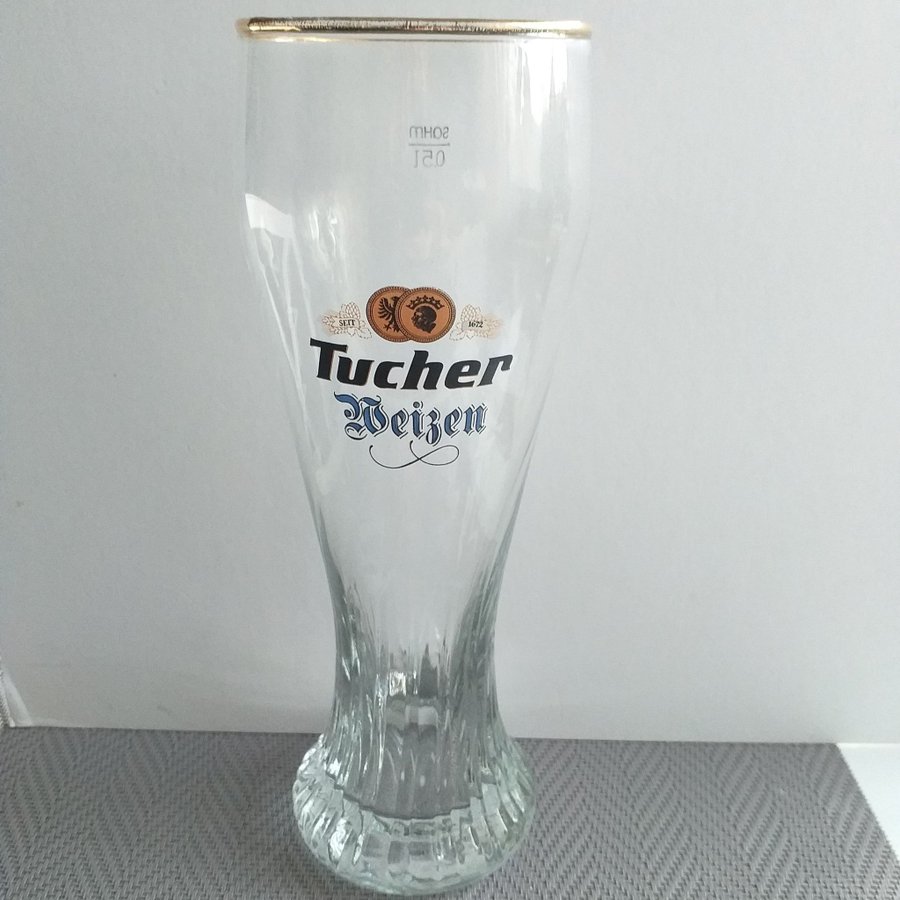 Tuchers Weizen ölglas vintage