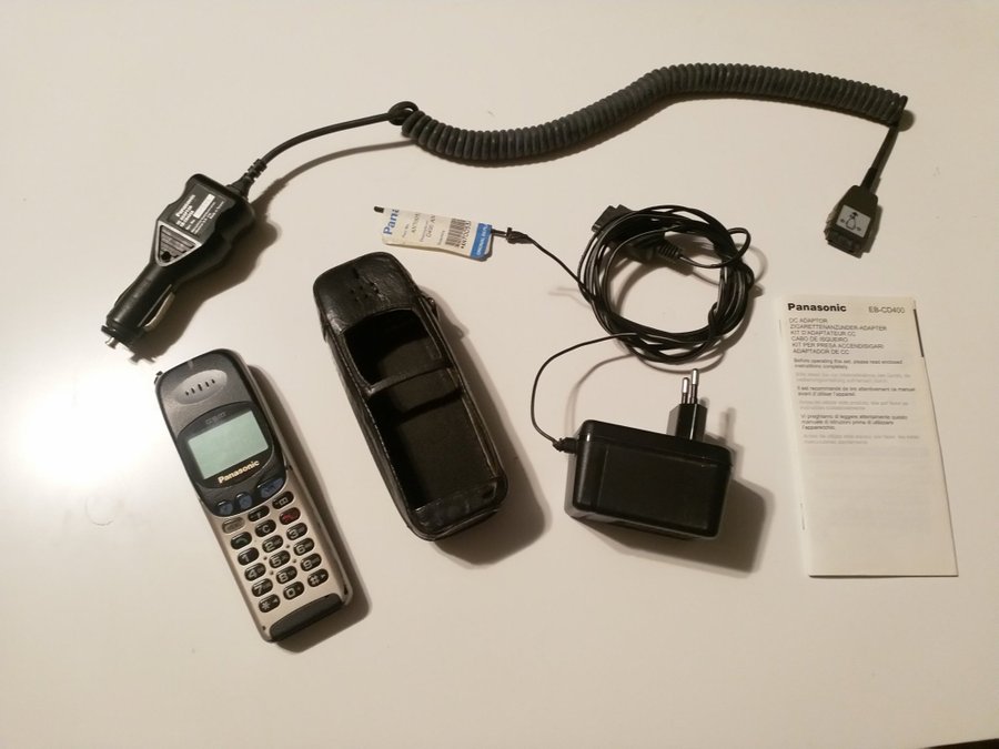 Panasonic G500, retro mobiltelefon, 90-tal