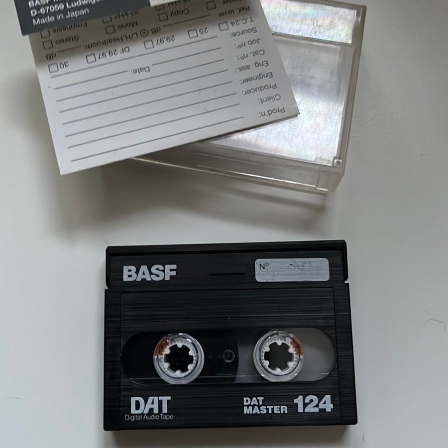 BASF DAT 124 Digital Audio Tape