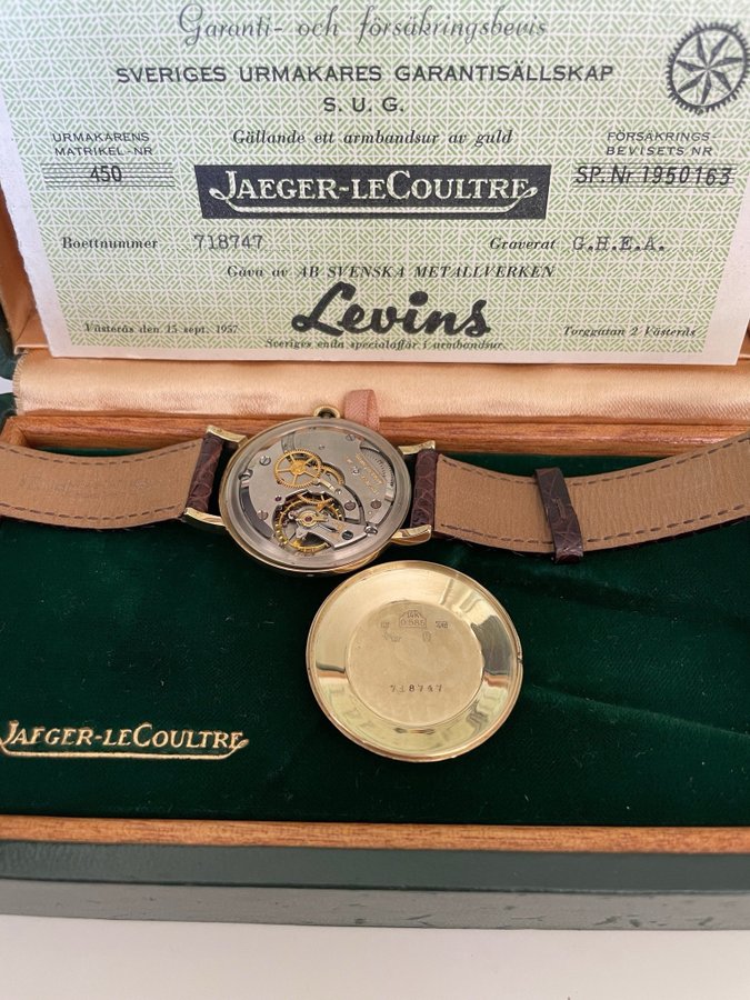 Herrur Jaeger-LeCoultre vintage 14k