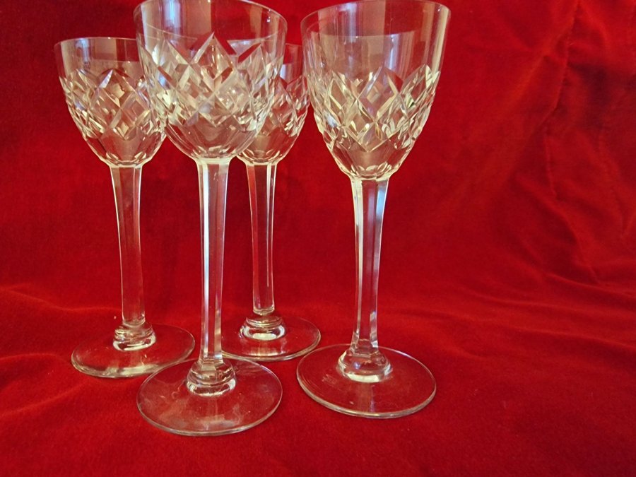 4 st Kristallglas Kosta Boda Bror likörglas snabsglas glas