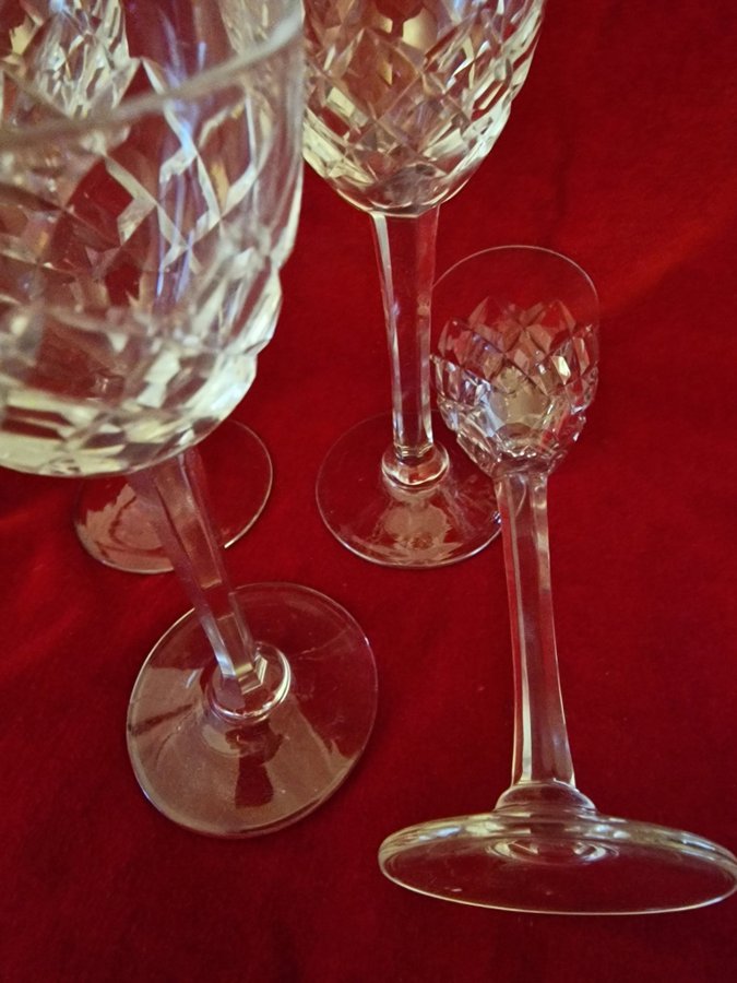 4 st Kristallglas Kosta Boda Bror likörglas snabsglas glas