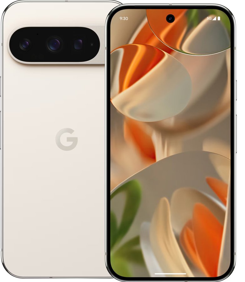 Google Pixel 9 Pro XL med skal