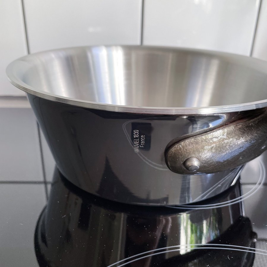 Mauviel M'COOK Sauteuse 20 cm rostfritt stål kastrull