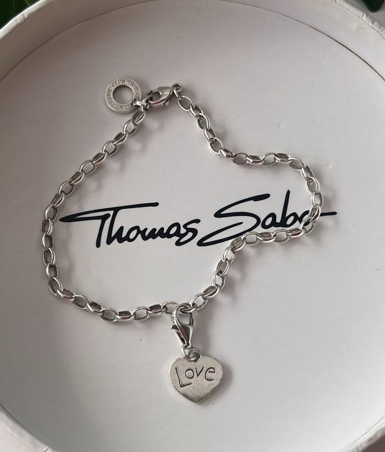 Thomas Sabo Classic armband  LOVE berlock i silver.