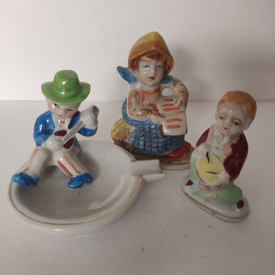 Vintage-porslin-figuren-Japan-1950-60 tålet