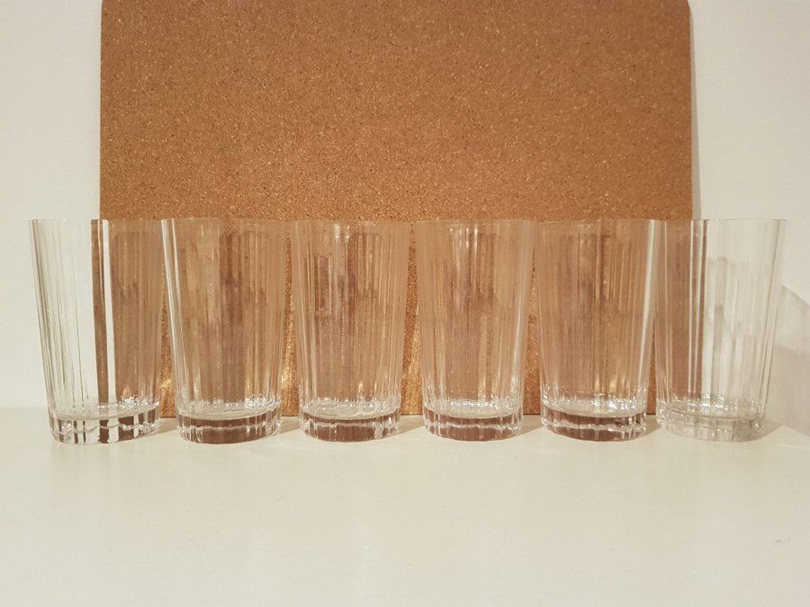 Arabia Spektro Ölglas 6st Heikki Orvola Iittala vintage design glasbruk glas