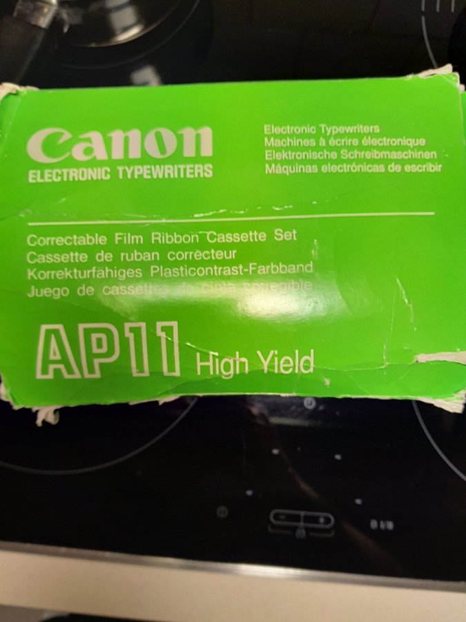 6 st nya färgband med korrigering Canon AP11 till Canon elektriska skrivmaskin