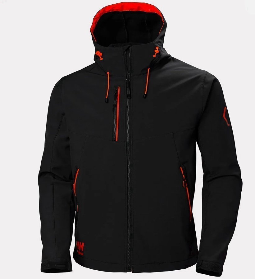 Helly Hansen svart jacka, storlek L