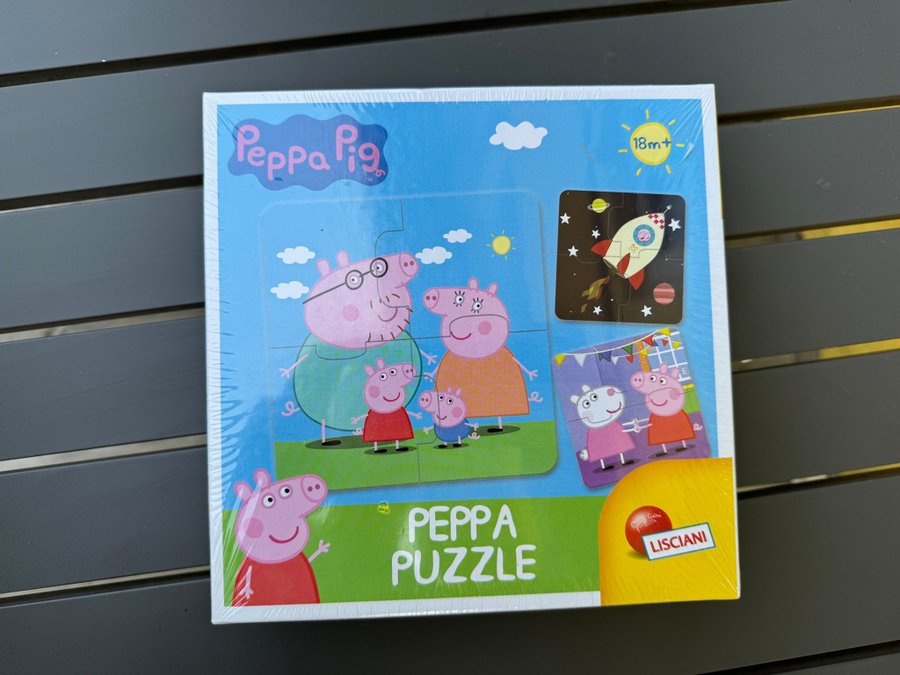 NYTT - Peppa Pig / Greta Gris Pussel 8 st