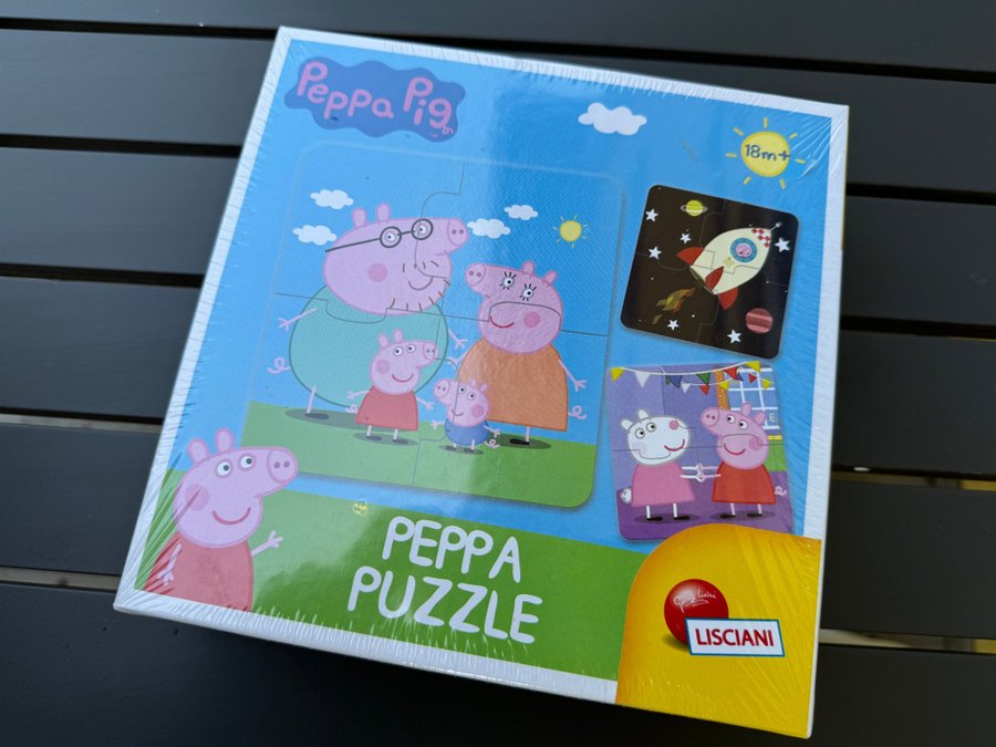 NYTT - Peppa Pig / Greta Gris Pussel 8 st