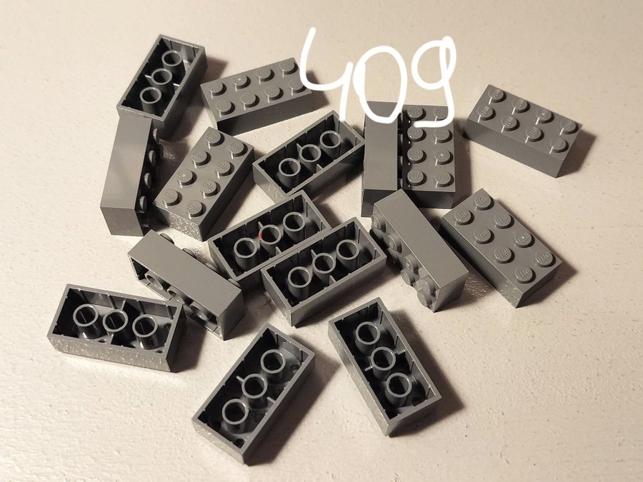 Lego mörkgrå delar