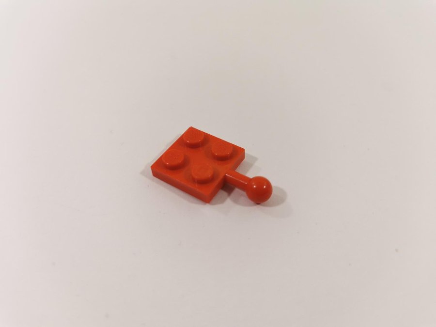 Lego - plate - koppling - 2x2 - part 3729 - röd