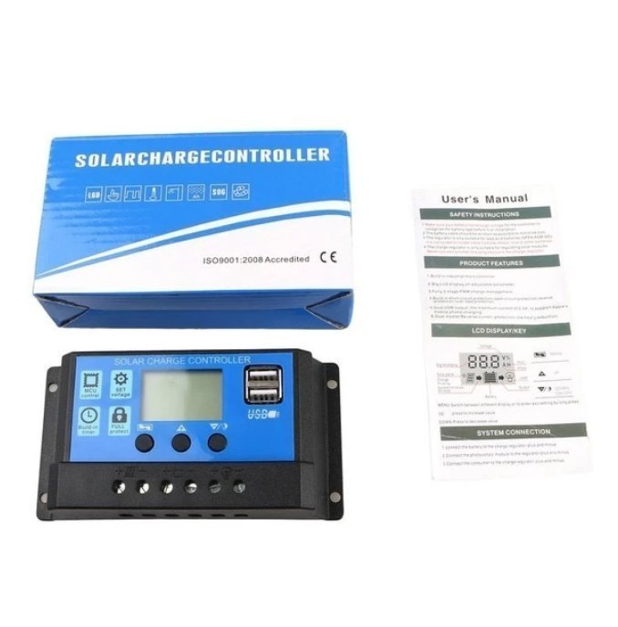 Nytt 30A Automatiska solkontroller Charge Controller