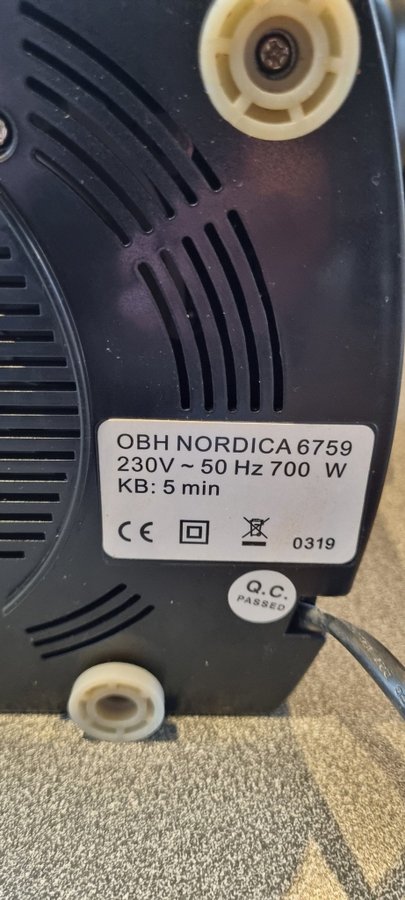 Obh nordica 6759 vitamix pro råsaftcentrifug