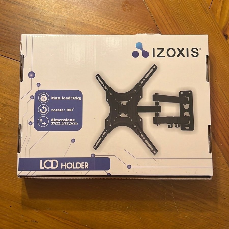 IZOXIS LCD-hållare väggfäste ny i förpackning