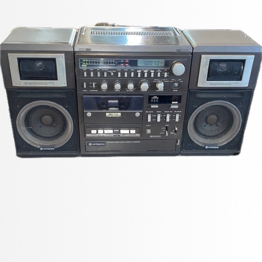 Hitachi TRK 9900 E Cassette Recoder / 1981 / Japan / Boombox / Ghettoblaster