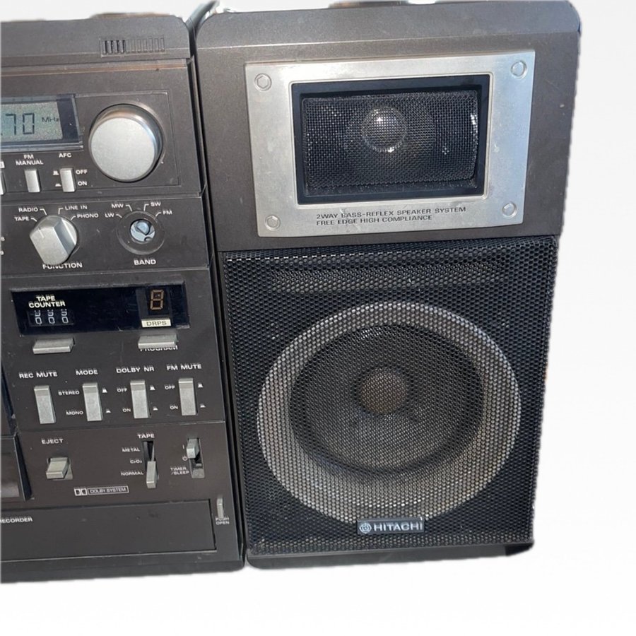 Hitachi TRK 9900 E Cassette Recoder / 1981 / Japan / Boombox / Ghettoblaster