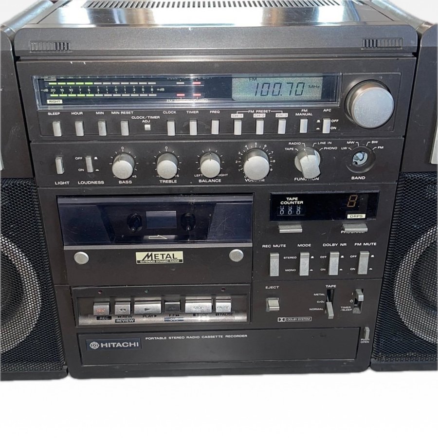 Hitachi TRK 9900 E Cassette Recoder / 1981 / Japan / Boombox / Ghettoblaster