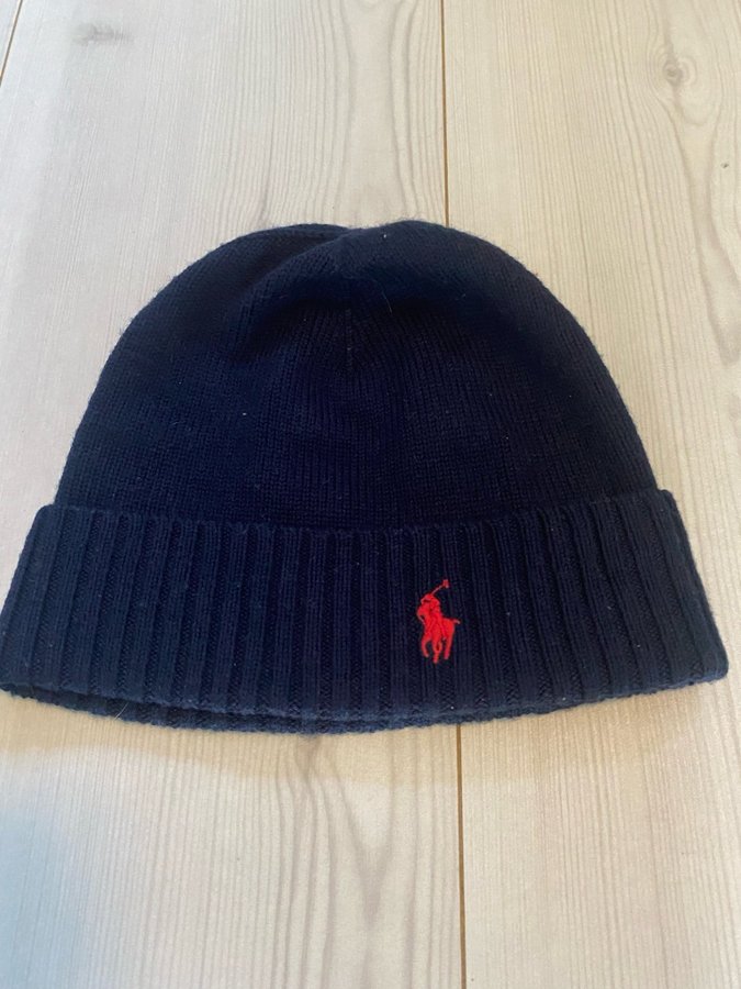 Polo Ralph Lauren mörkblå mössa, storlek ONE SIZE