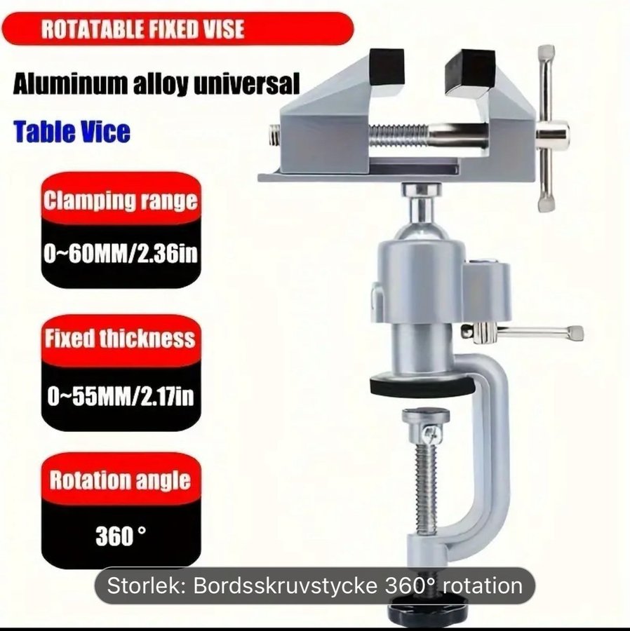 Rotationsbar skruvstycke