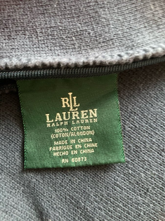 Ralph Lauren 2 stickade kuddöverdrag i bomull