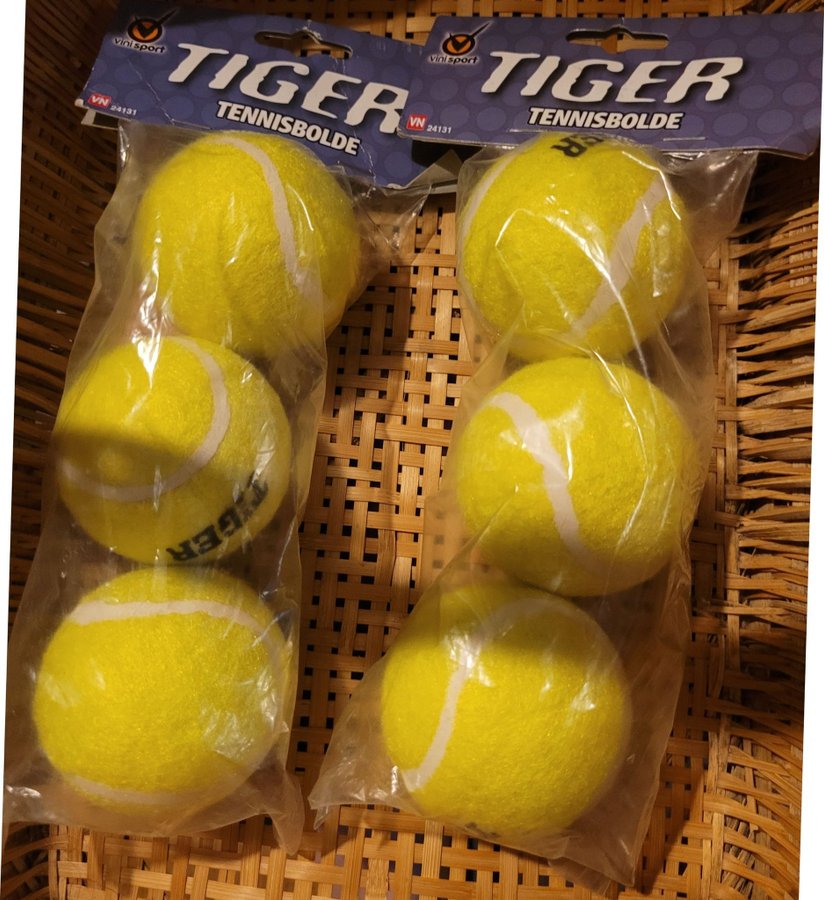 6st Tennisbollar Tiger