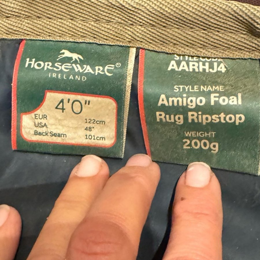 Amigo Foal Rug Ripstop 4'0