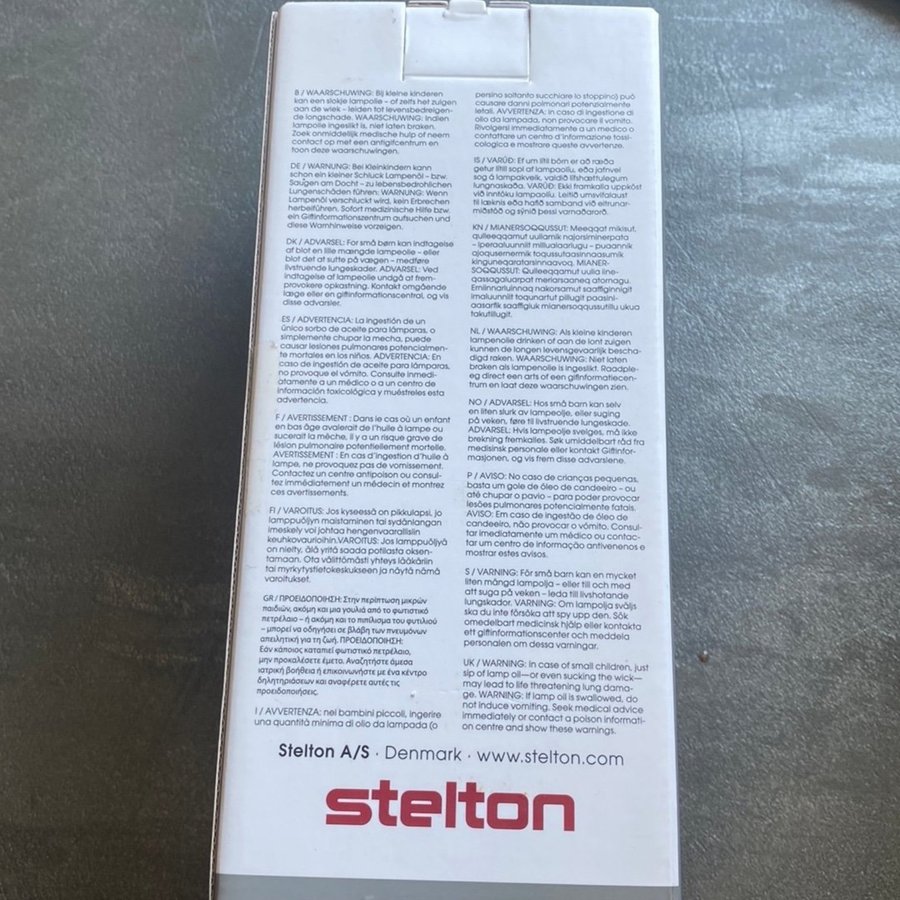 Stelton EM Oljelampa