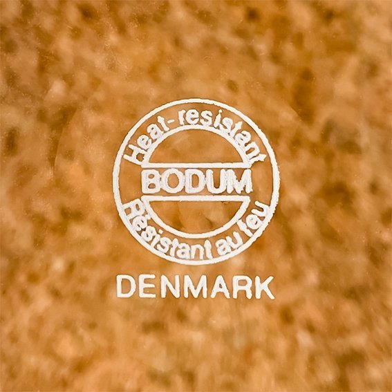 Bodum Hot Pot glasskål Danmark design Michael Lax etikettsign i orgin ask 1liter