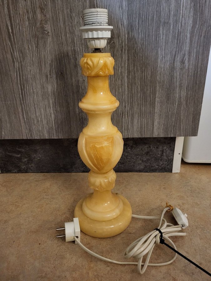 Vintage retro Alabaster HERNA marmor lampa