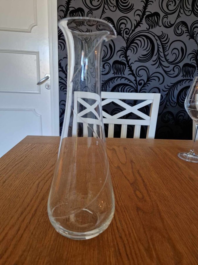 Kosta Boda line vitvinsglas 9 st +karaff+likörglas