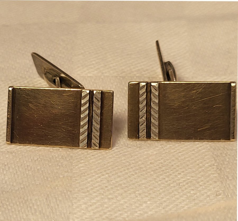 Retro Silver 830 Manschettknappar cufflinks kalvosinnapit Manschettenknöpfe