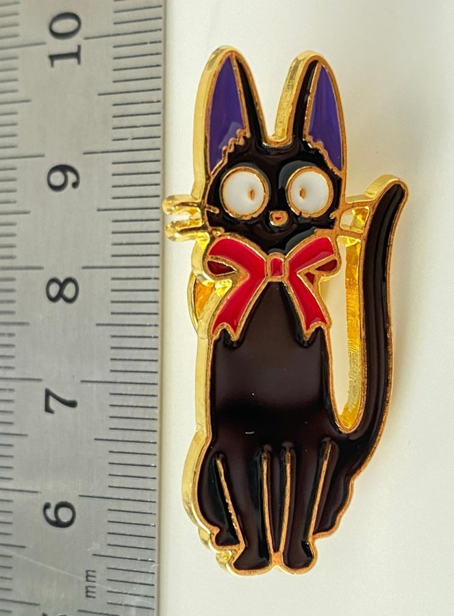 KIKIS CAT JIJI Enamel Pin | Kikis Delivery Service | Ghibli Pin | Anime | Kawaii