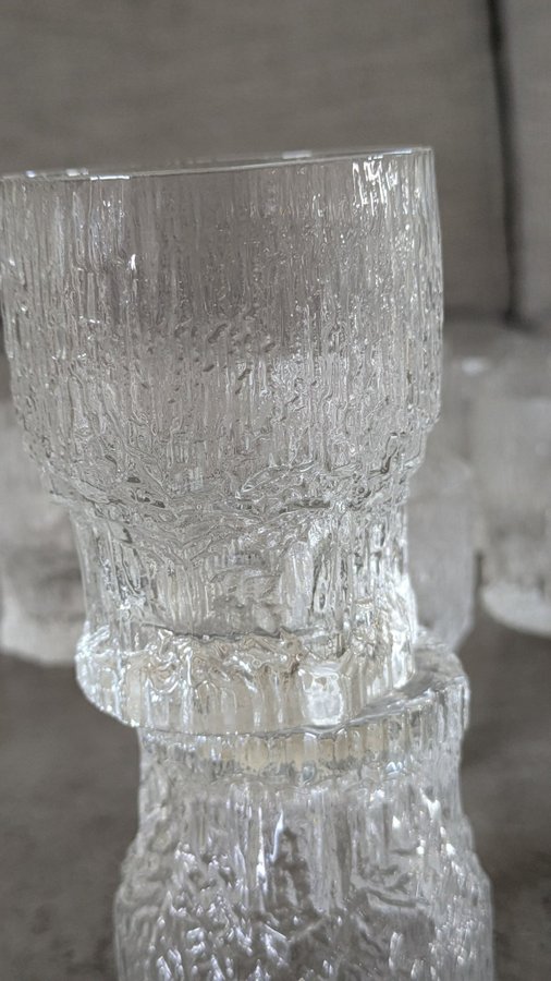 13 st glas Iittala Aslak Design Tapio Wirkkala