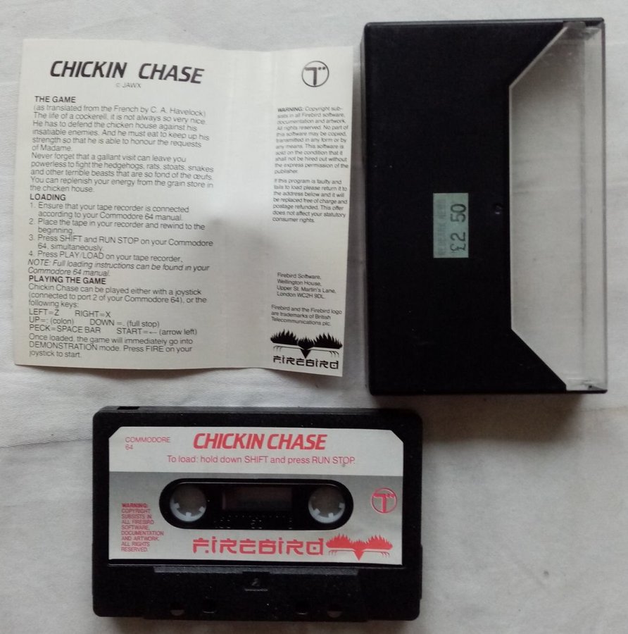 Chickin Chase (Firebird) - Commodore 64 / C64 Spel