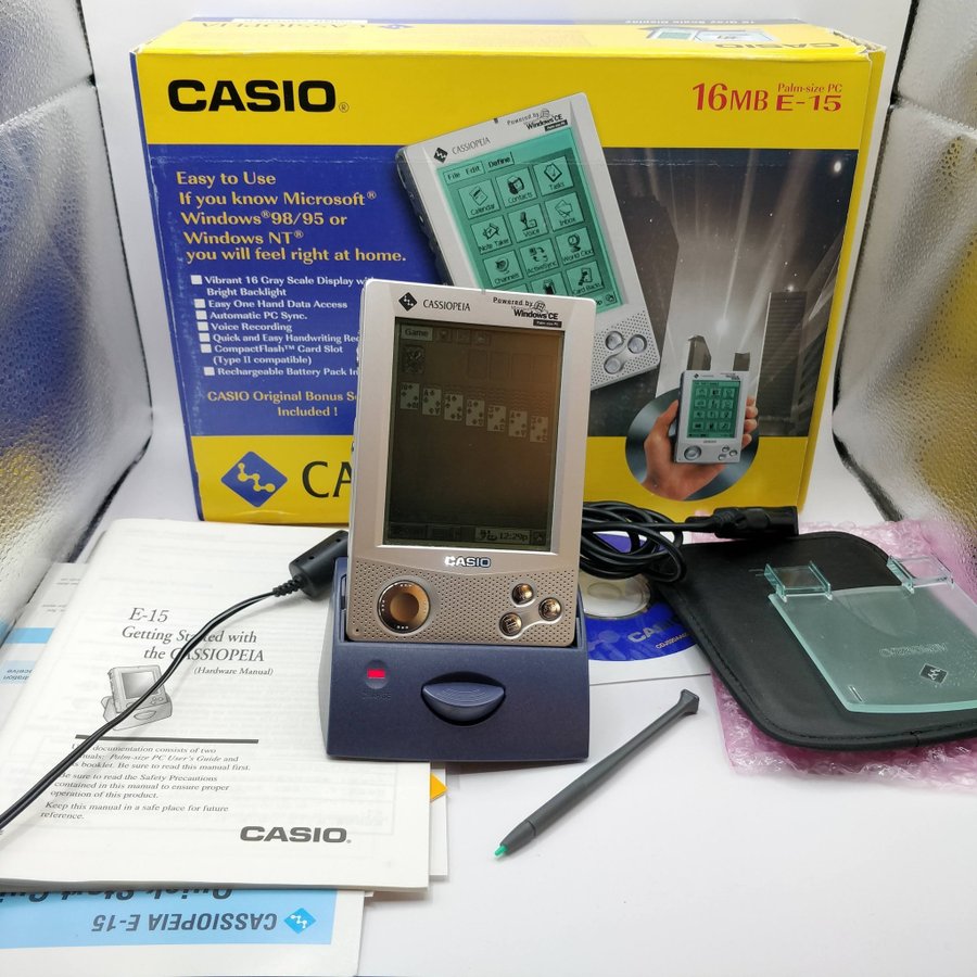 Casio Cassiopeia E-15 Pocket PC - Windows CE - Fungerande