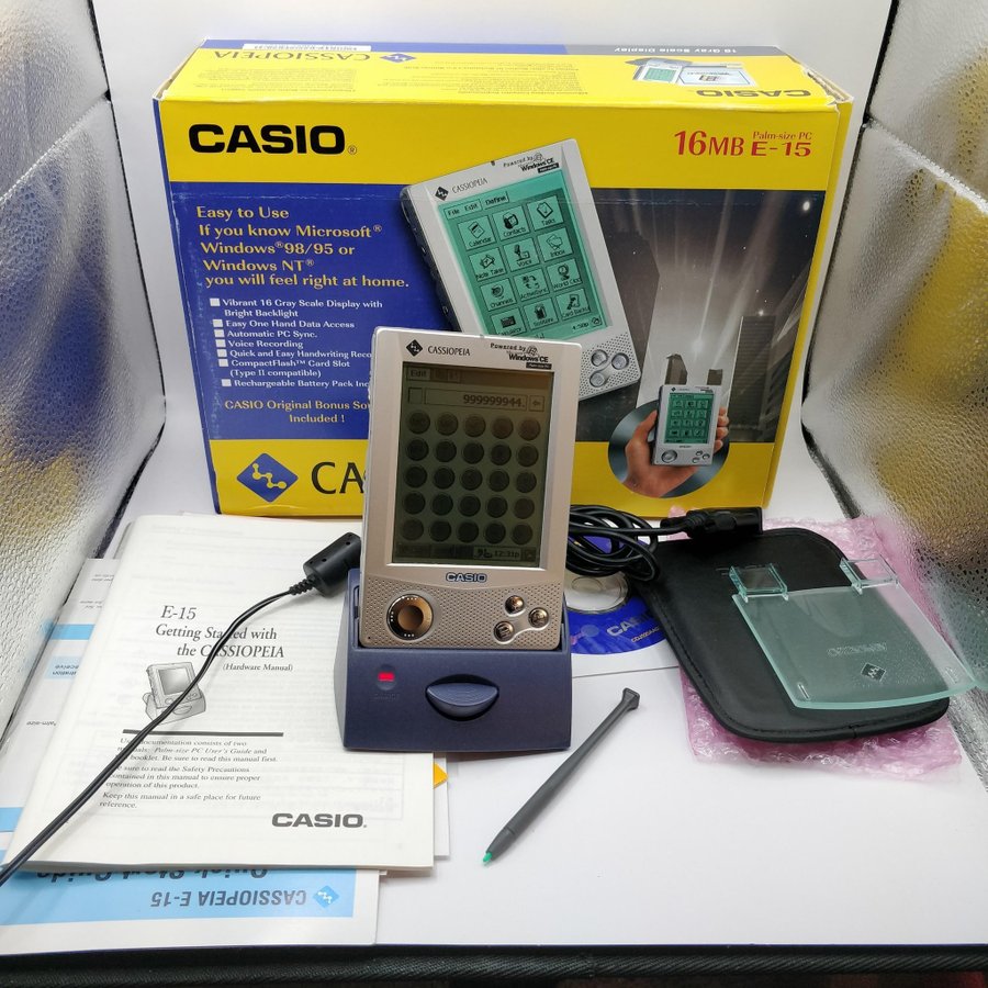 Casio Cassiopeia E-15 Pocket PC - Windows CE - Fungerande