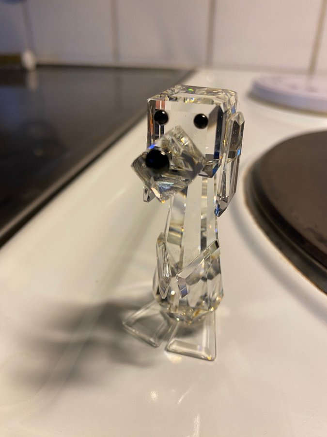 Swarovski Crystal Hund Figur