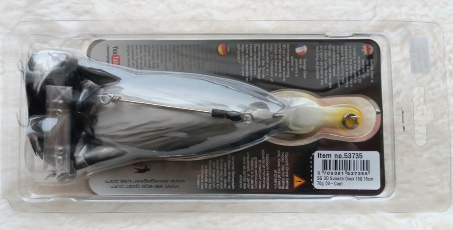 Savage Gear 3D Suicide Duck 15cm 70g