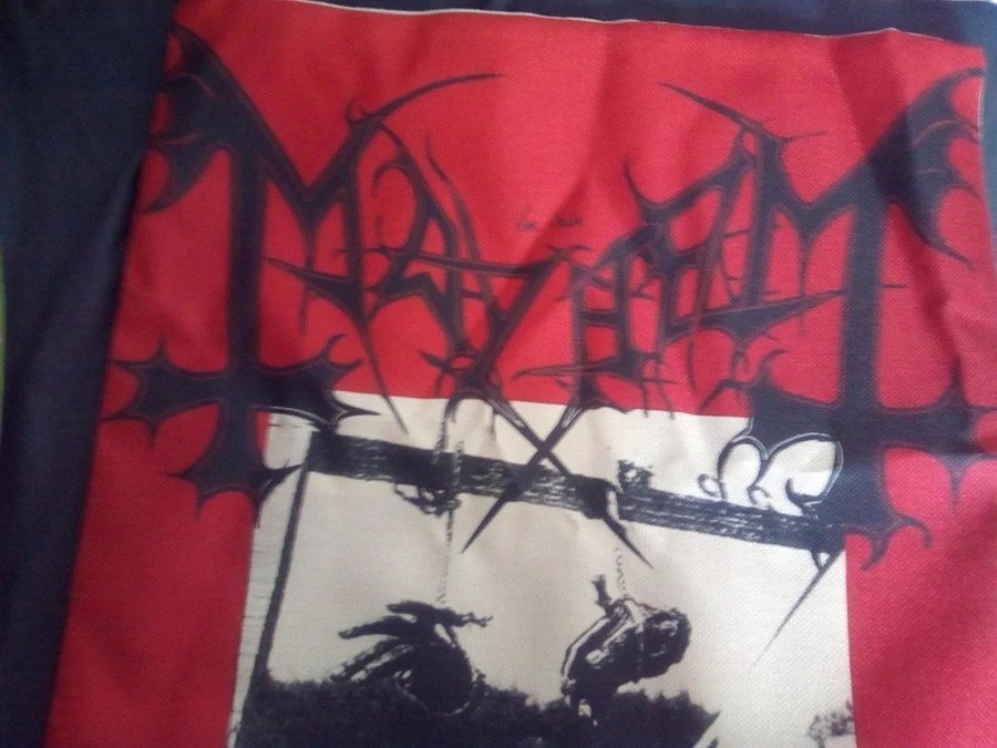 Mayhem Deathcrush Black Metal Exclusive Pillow Cover, dekorativt kuddfodral