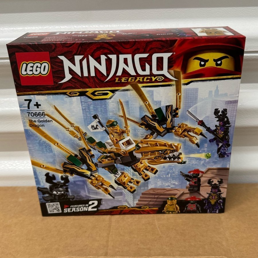 LEGO 70666 Ninjago "The Golden Dragon” - från 2019, oöppnad / förseglad!!