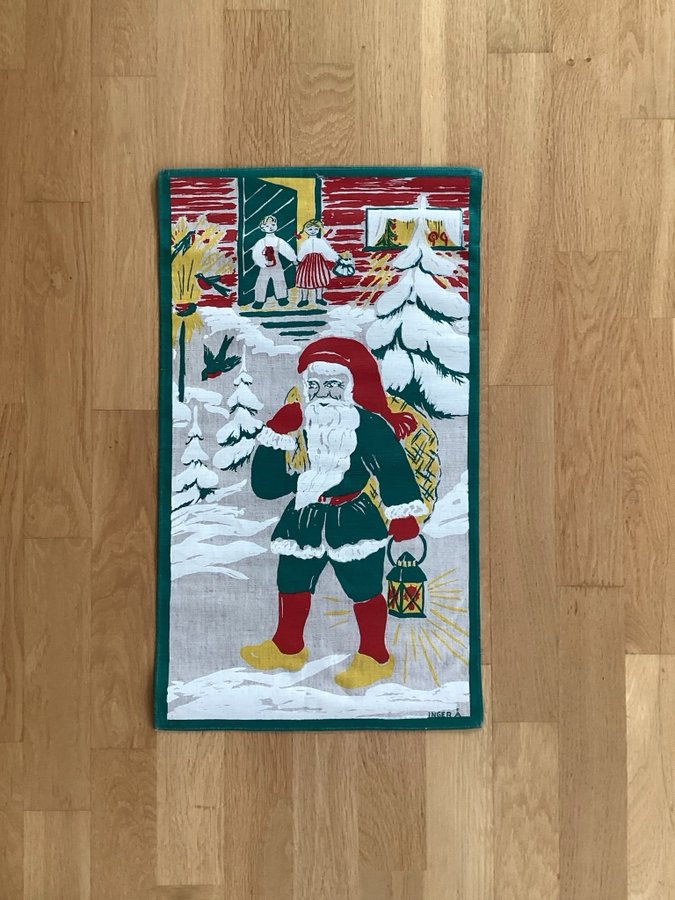 Julbonad Tomte med lykta av Inger Åberg