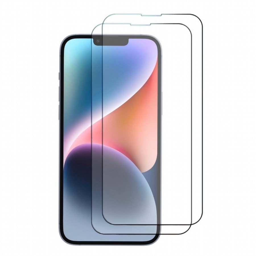 2-Pack iPhone 14 - Härdat Glas Skärmskydd