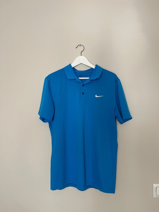 Nike blå polo, storlek L