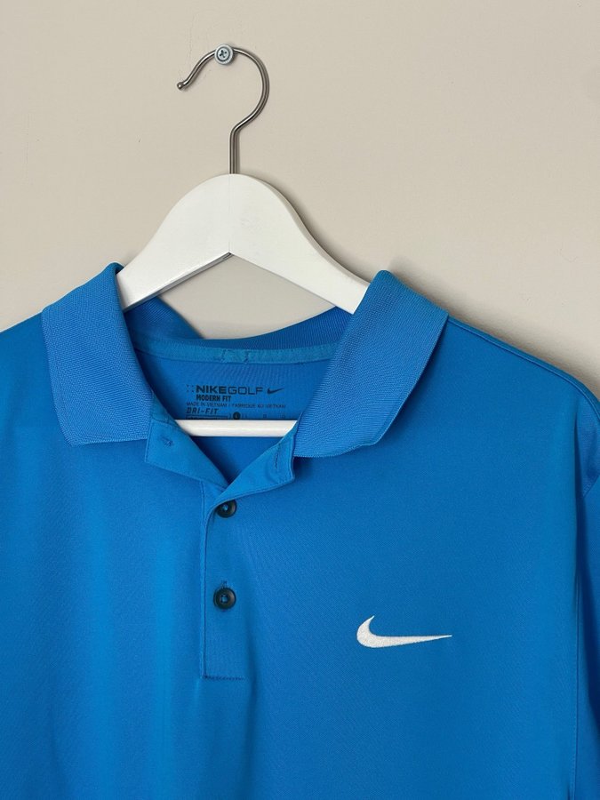 Nike blå polo, storlek L