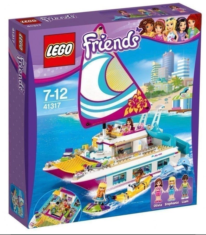 LEGO Friends 41317 Solskenskatamaran. NY!